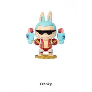 Labubu Pop Mart Monster x One Piece Series Figure FRANKY Open Box Authentic